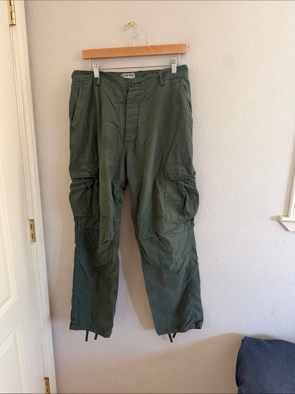 Freedumb Airlines Upcycled Cargo Pants size L